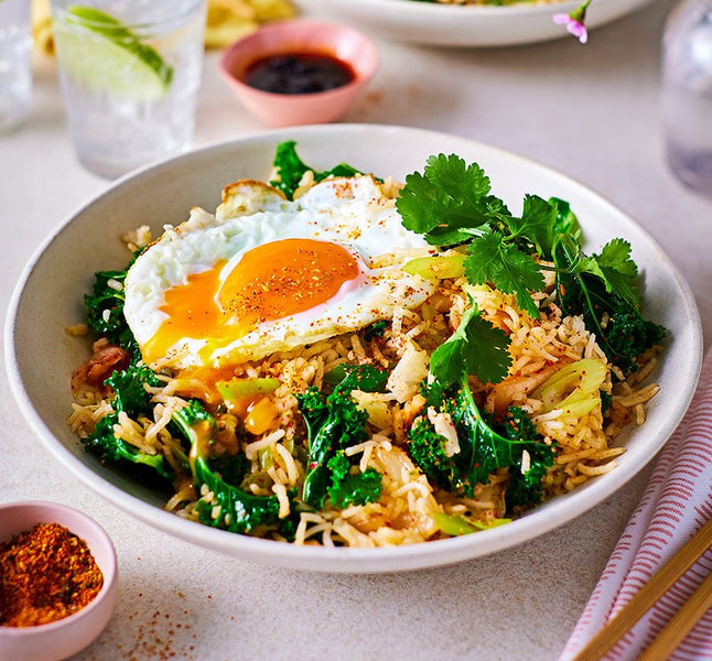 Kale & Kimchi Fried Rice