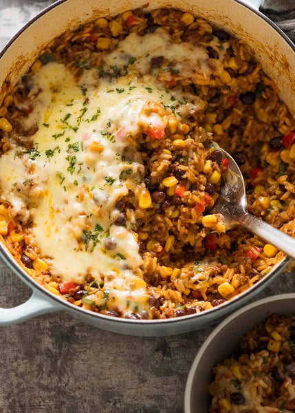 Mexican Ground Beef Casserole Rice