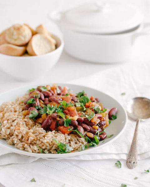 Vegan Red Beans and Fried Rice