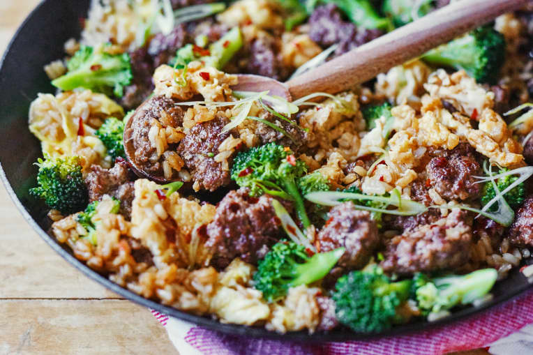 Beef Brocolli Fried Rice