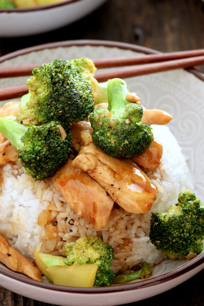 Chicken Broccoli Rice Toppings