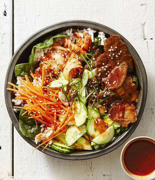 Spicy Sesame Rice Bowls
